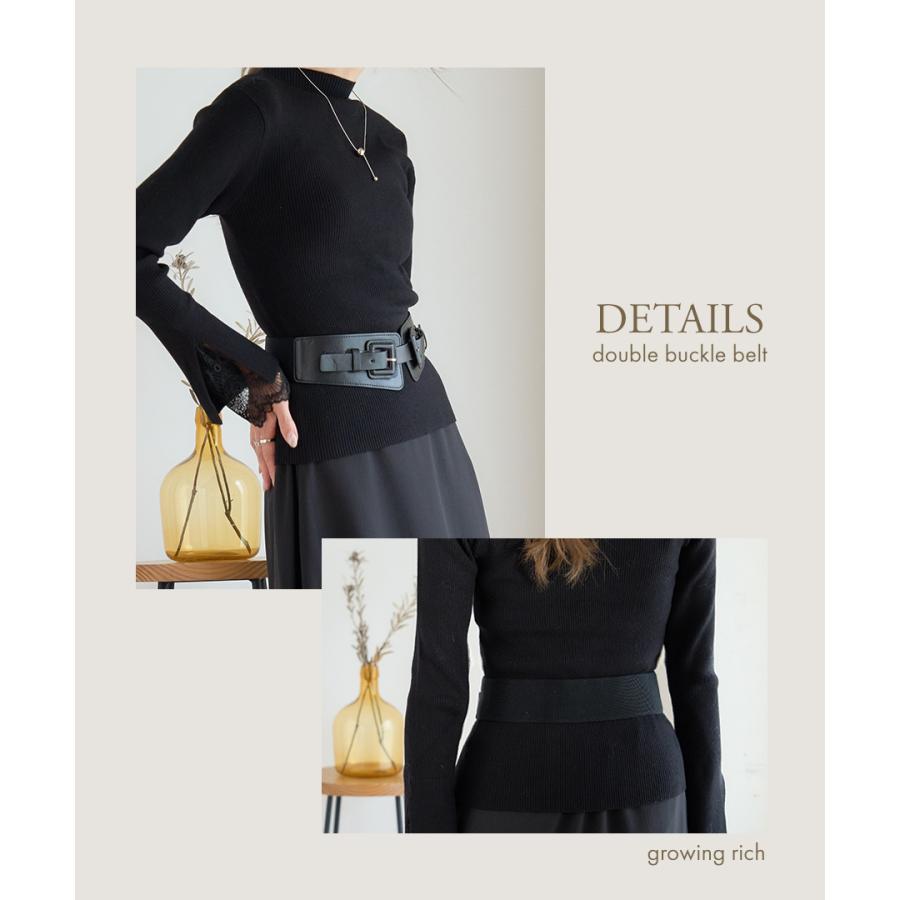 ベルト レディース 太い ベルト レディース おしゃれ ベルト レディース ゴム ベルト レディース 太め ベルト レディース 黒 | ブランド登録なし | 06