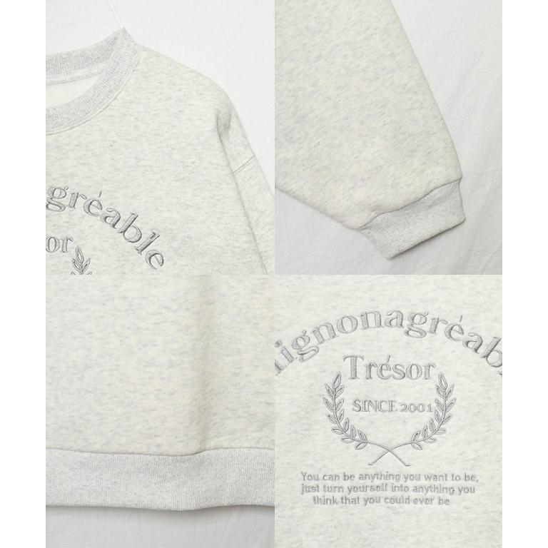 トレーナー レディース 裏起毛 50代 40代 おしゃれ : GROWINGRICH