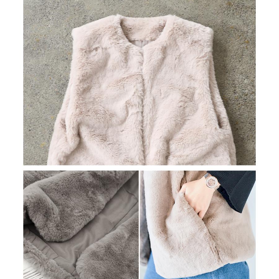 PLAGE 2024AW Fur vest ファーベスト　美品 PLAGE 2024AW Fur vest ファーベスト 美品 プラージュ Plage Fur