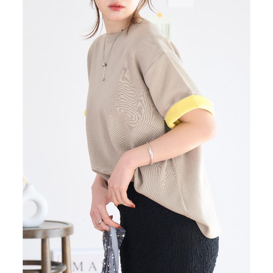 美品 クレージュ デカロゴ バイカラー半袖ニット 水色 M 美品 クレージュ デカロゴ バイカラー半袖ニット 水色 M