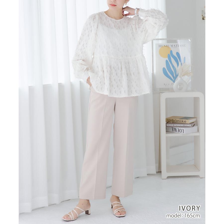 twill ラウンドペプラムボリュームブラウス TWILL ラウンドペプラムボリュームブラウス 2025年最新】TWILL