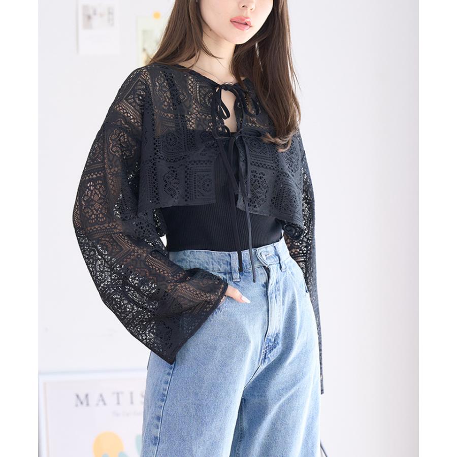 クロシェレース カーディガン : GROWINGRICH - 通販 - Yahoo!ショッピング