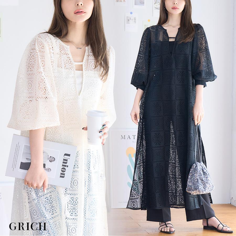 【新品】kaene クロシェレースマキシワンピース クロシェレース ワンピース : GROWINGRICH - 通販 - Yahoo!ショッピング