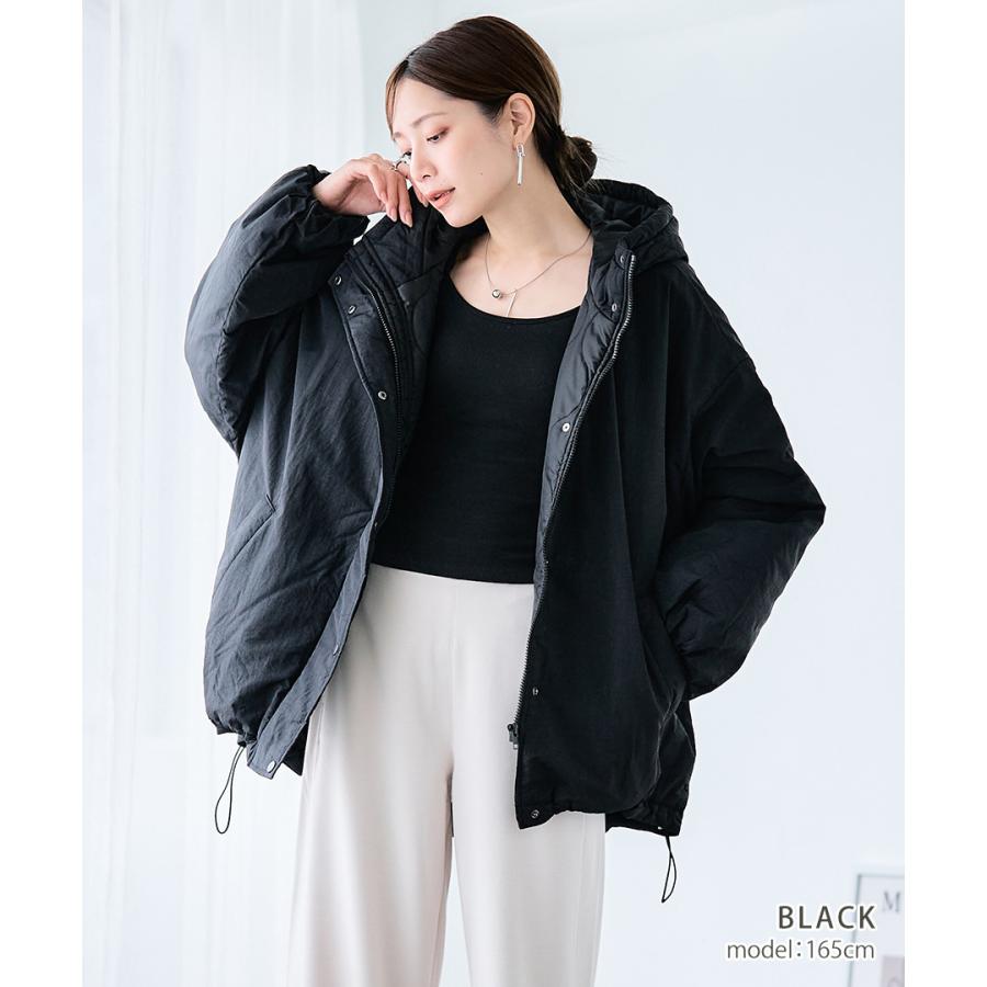 中綿ジャケット レディース 中綿コート モンスターパーカー 中綿