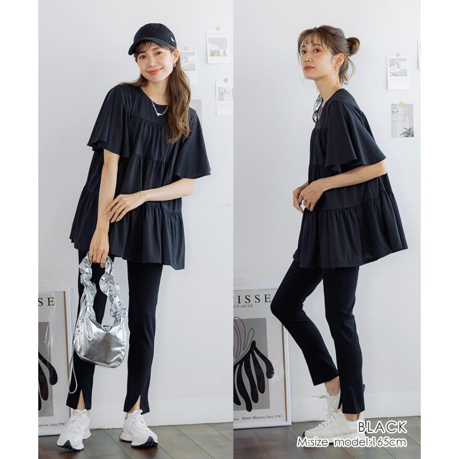 クーポン割 SALE ティアードチュニック ティアードtシャツ