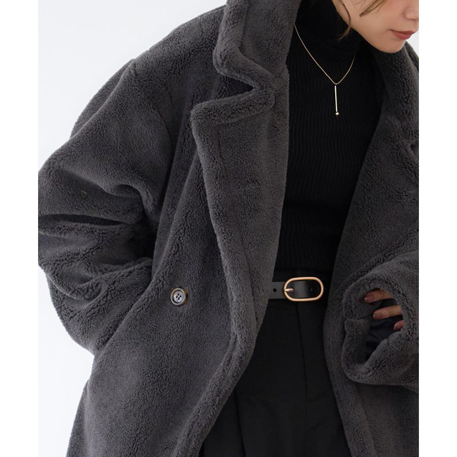 テディボアコート ボアコート レディース ロング ロングコート 冬