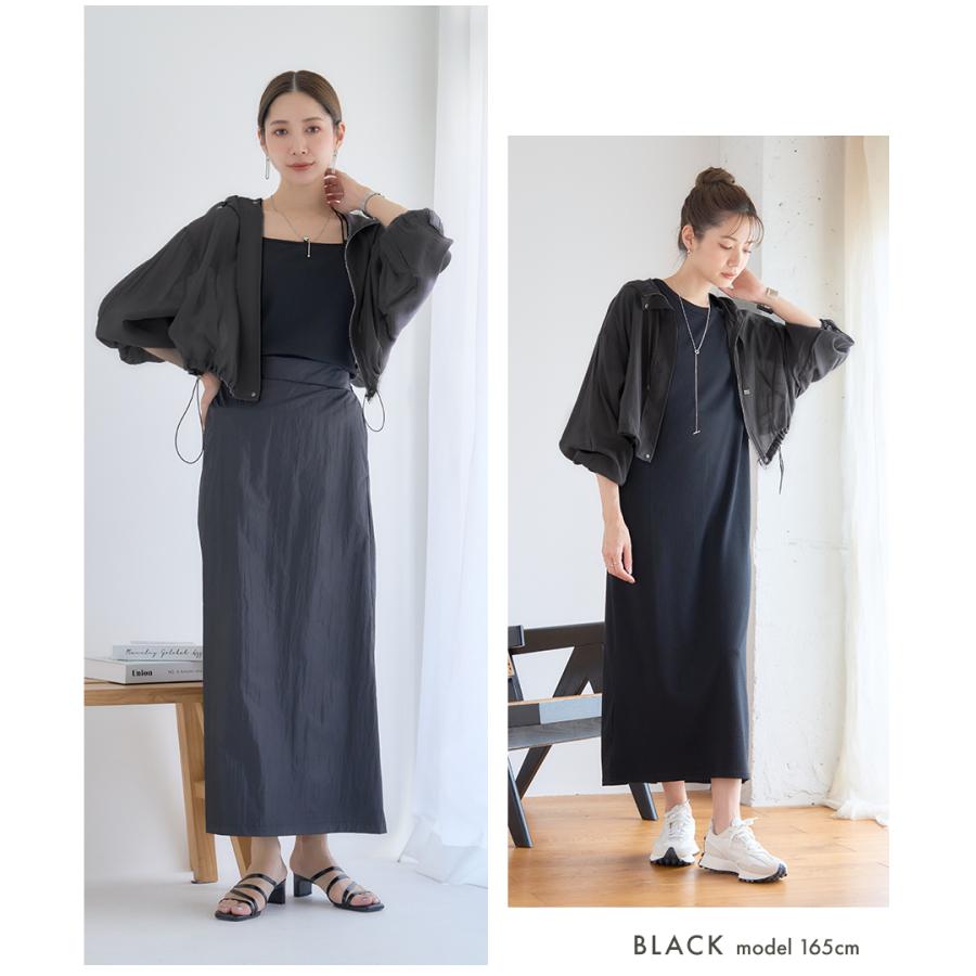 フード付き シアーブルゾン レディース シアーパーカー 春 夏 ショート