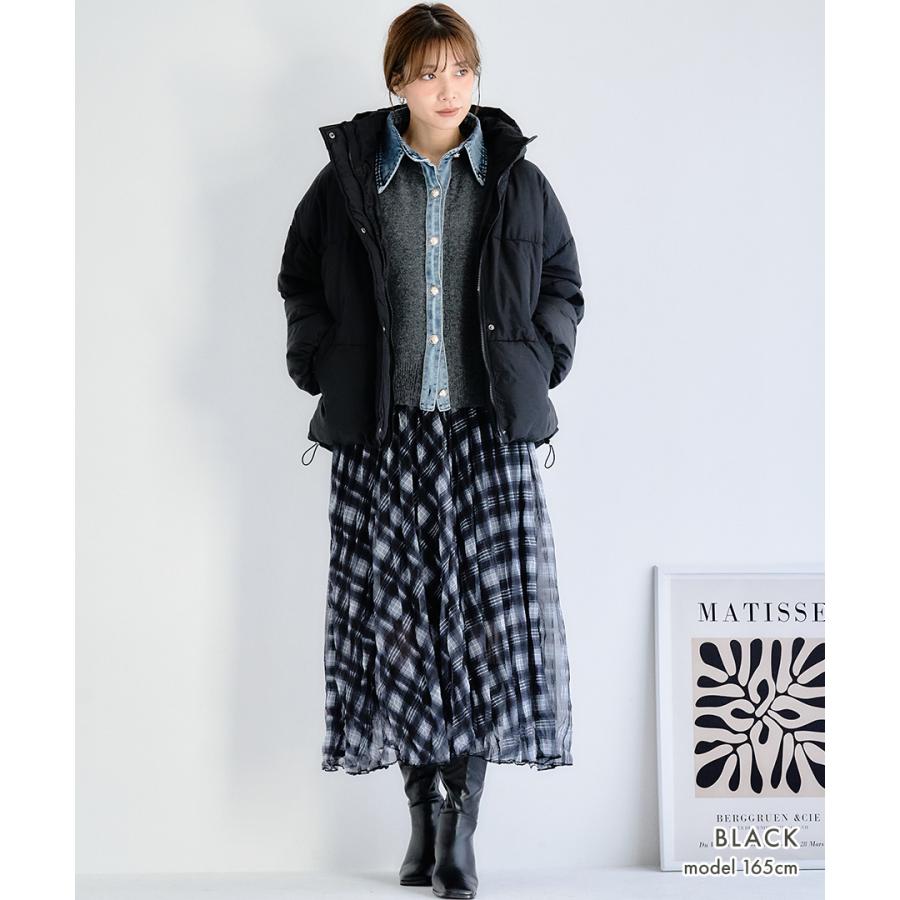 SALE フェイクダウン ジャケット レディース ダウンジャケット 中綿