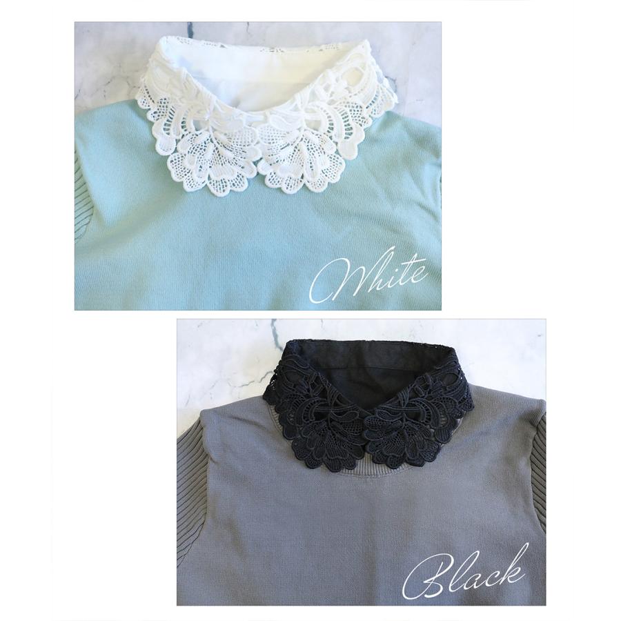 SALE つけ襟 レース 付け襟 フリル つけえり 刺繍 白 黒 おしゃれ 付け衿 フォーマル 入園式 入学式 卒業式 セレモニー ハレの日 | ブランド登録なし | 09