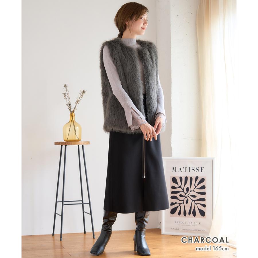 クーポン割 SALE ロングフォックス ファーベスト レディース ファー