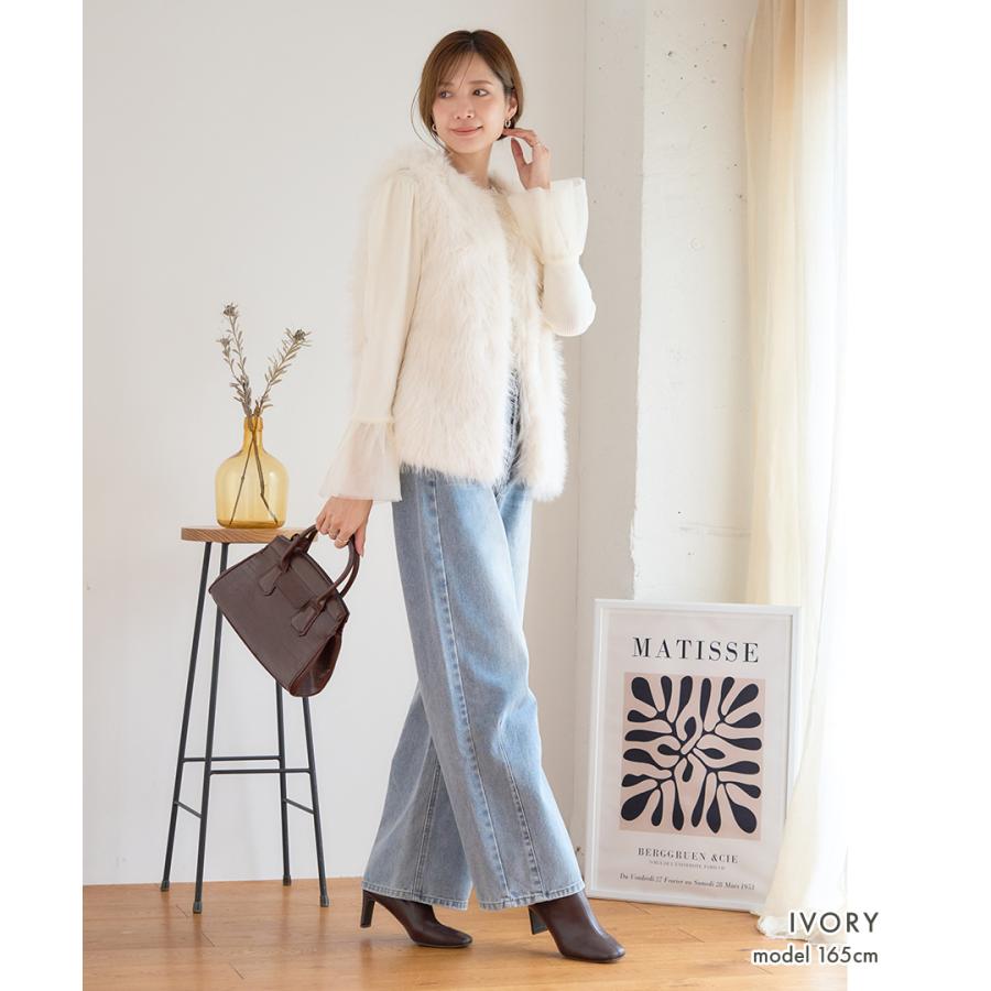 クーポン割 SALE ロングフォックス ファーベスト レディース ファー