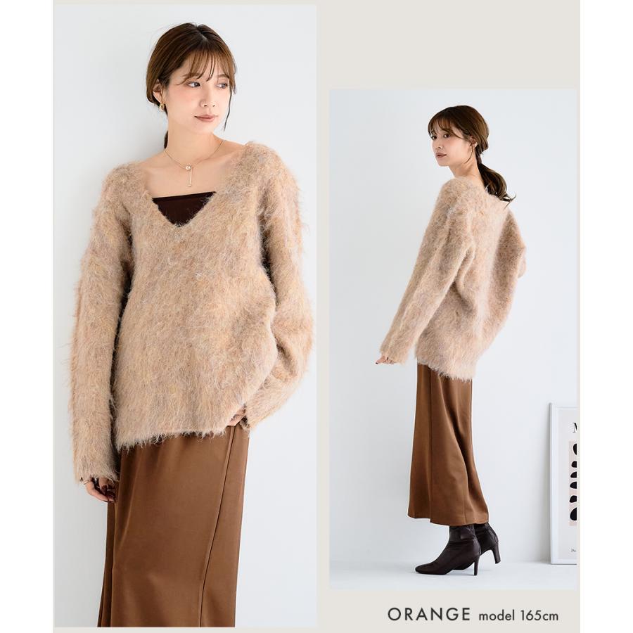 ブークレシャギーＶネックニット | ブランド登録なし | 12