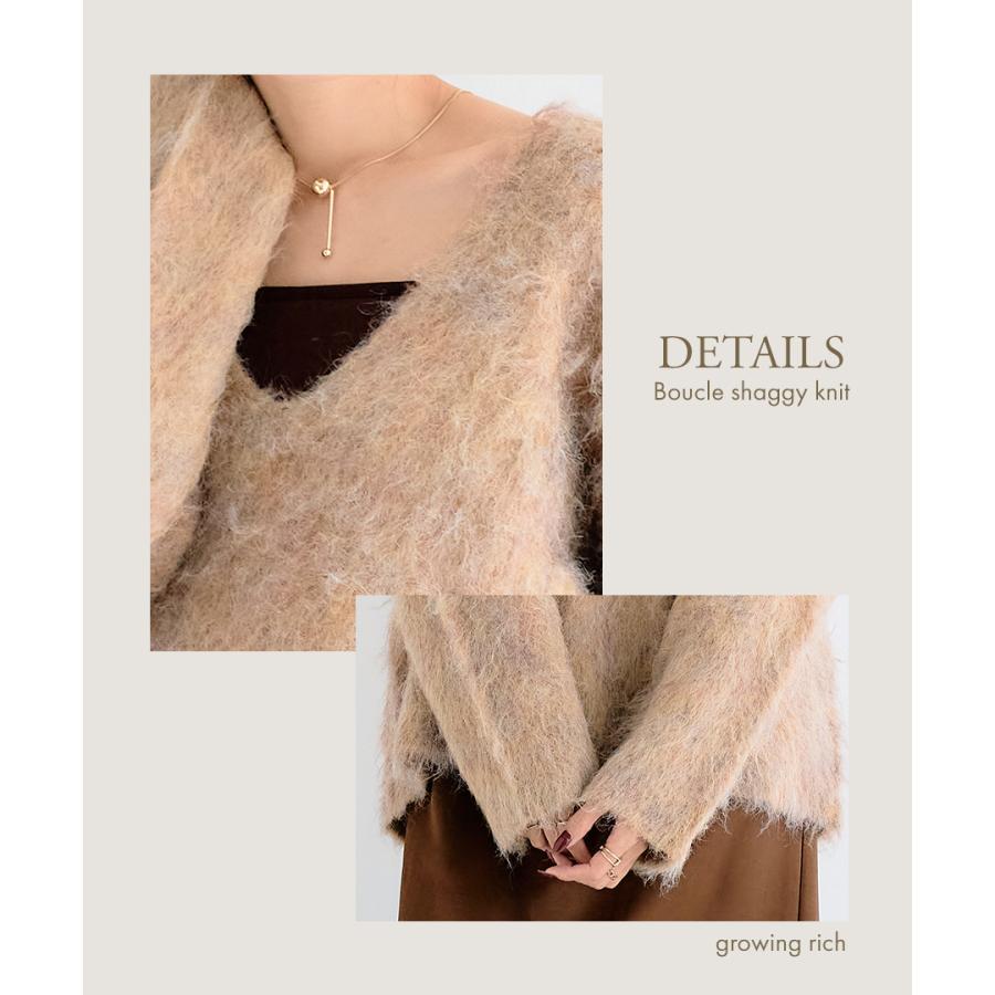 ブークレシャギーＶネックニット | ブランド登録なし | 07