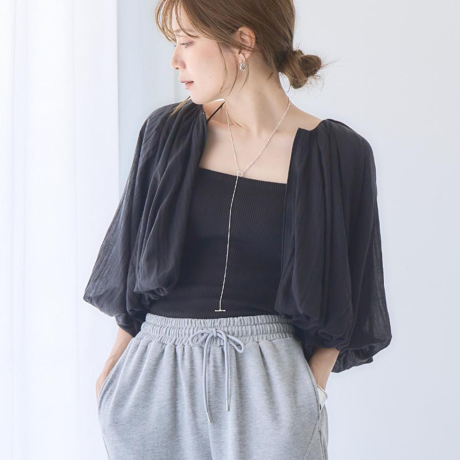 リミル♡シアーブルゾン たくさんお問い合わせ頂いてるブルゾンをちらり🪡🤍 透け感と