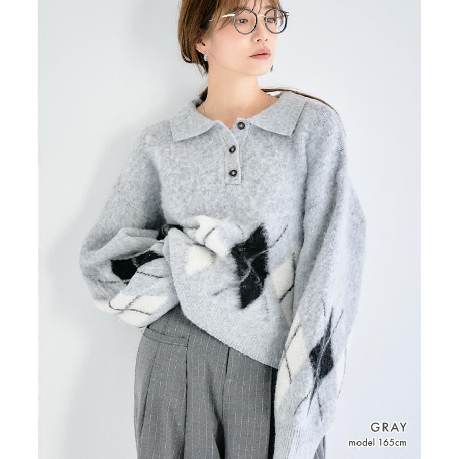 【ao】AURALEE ポロニット　トップス　グレー　23ss ao様専用】AURALEE ポロニット トップス グレー 23ss 【公式通販】