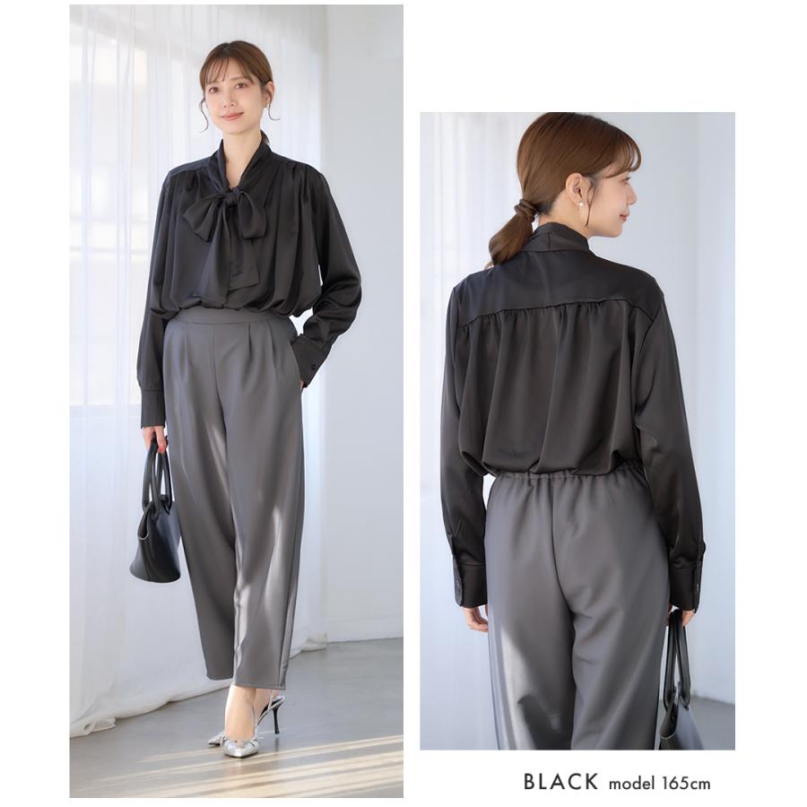 サテンボウタイブラウス : GROWINGRICH - 通販 - Yahoo!ショッピング