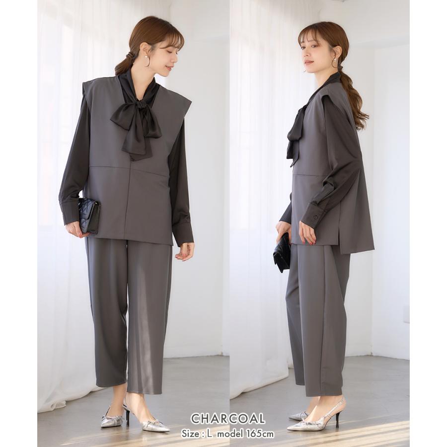 オケージョン ベストVネック ジレ レディース ポケット ツイル フォーマル 春 夏 トップス ハレの日 きれいめ オフィス 秋 | ブランド登録なし | 16