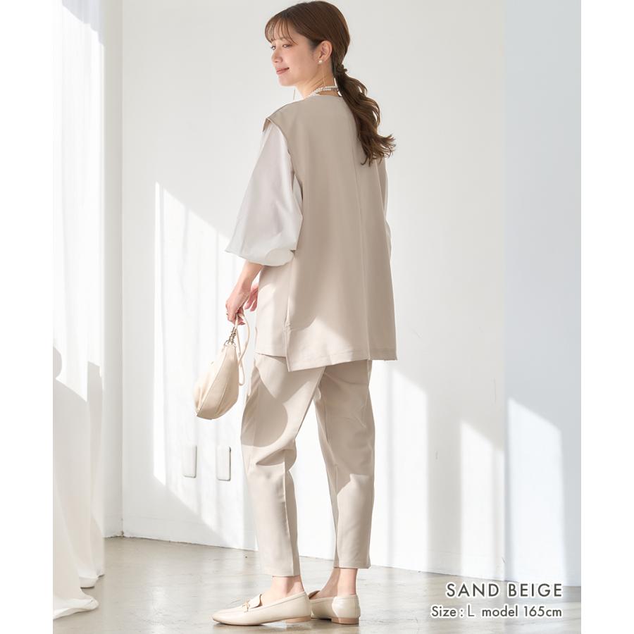 オケージョン ベストVネック ジレ レディース ポケット ツイル フォーマル 春 夏 トップス ハレの日 きれいめ オフィス 秋 | ブランド登録なし | 09