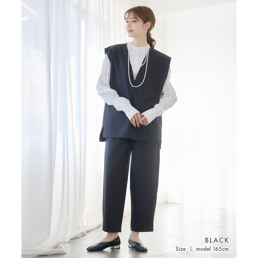 オケージョン ベストVネック ジレ レディース ポケット ツイル フォーマル 春 夏 トップス ハレの日 きれいめ オフィス 秋 | ブランド登録なし | 11