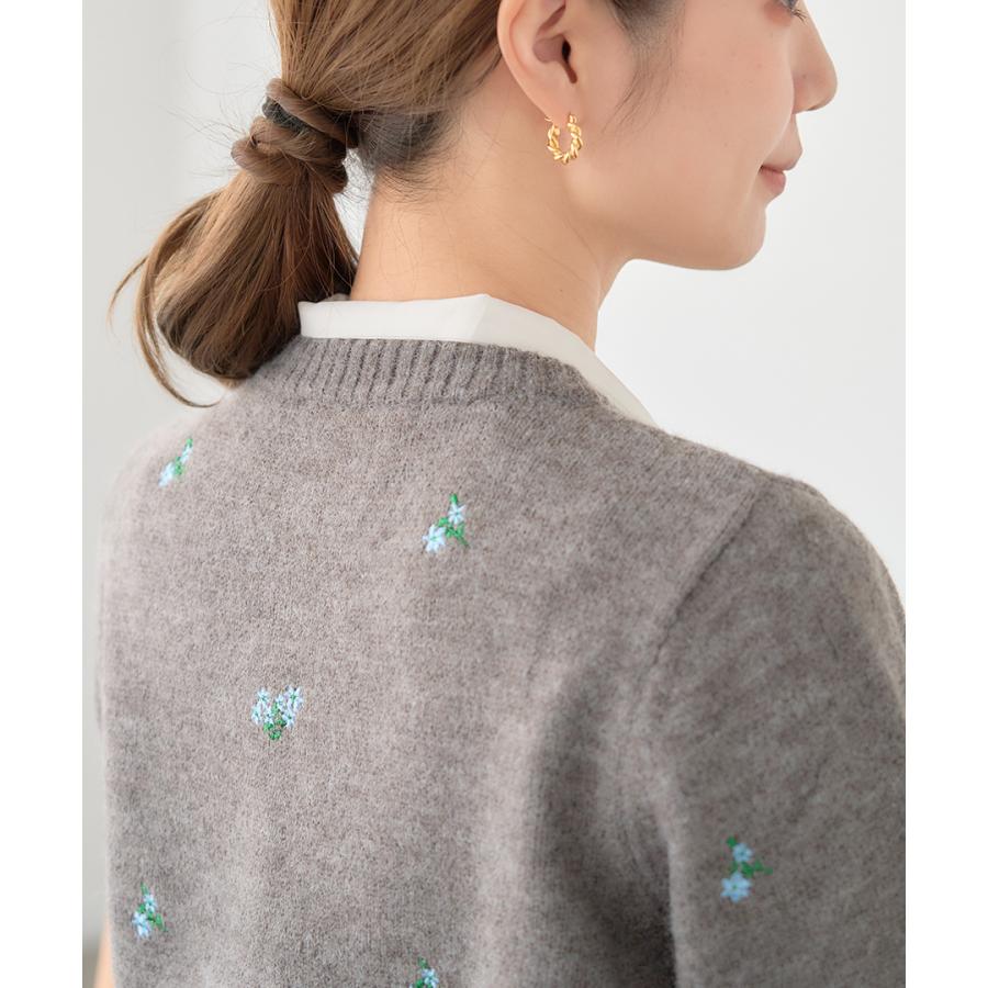 オケージョン つけ襟 ボウタイ リボン 付け襟 "一瞬で、きちんと感" つけえり りぼん きれいめ 刺繍 白 黒 おしゃれ 付け衿 | ブランド登録なし | 05