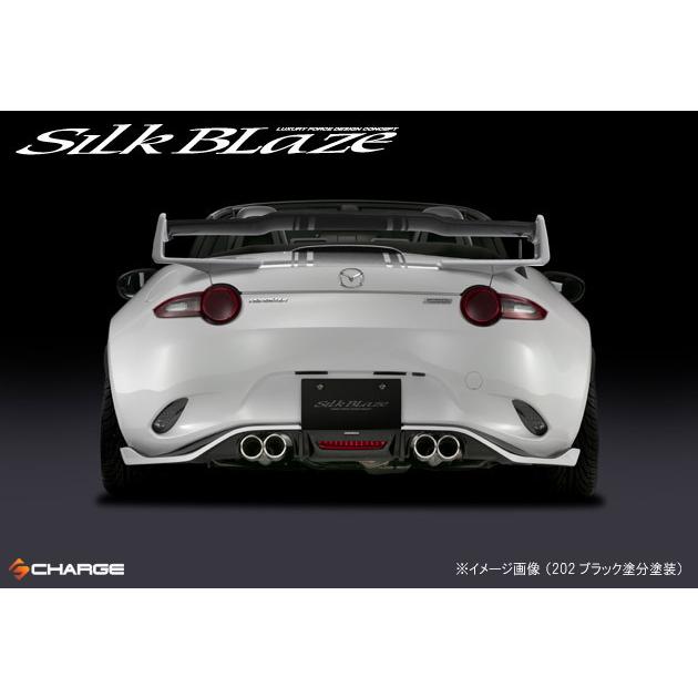 silk blaze シルクブレイズ NDロードスター リアウイング リアウイングVer.2 NDロードスター 未塗装 シルクブレイズ / SilkBlaze