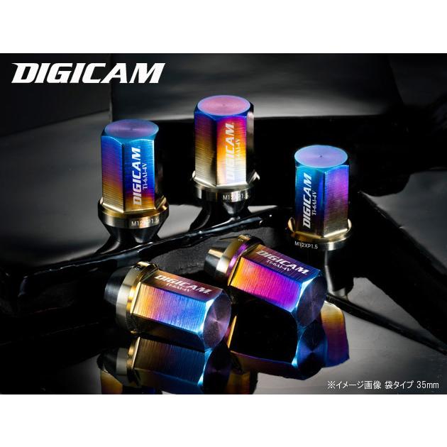 次回入荷未定 チタンレーシングナット 16本セット P1.5 袋タイプ 35mm DIGICAM / デジキャン｜grid-tire06-shopping｜02