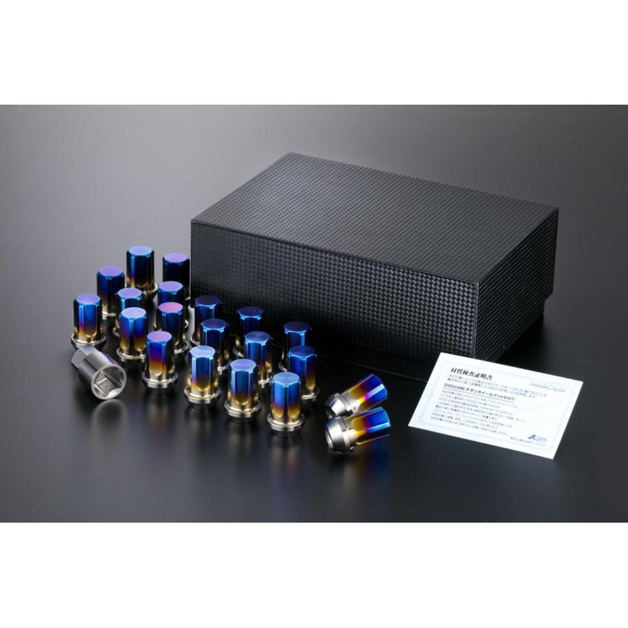 ペンタゴン チタンレーシングナット 20本セット P1.5 袋タイプ 35mm 