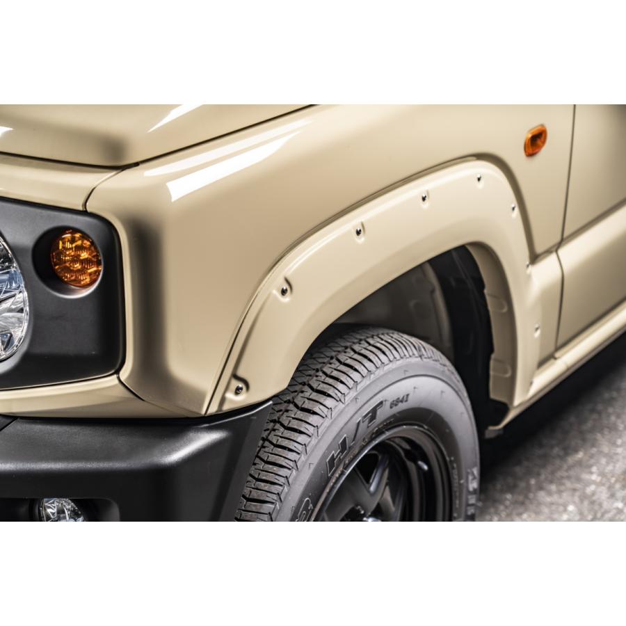 GRANGIO JB64ジムニー オーバーフェンダーキット 未塗装 シボ無