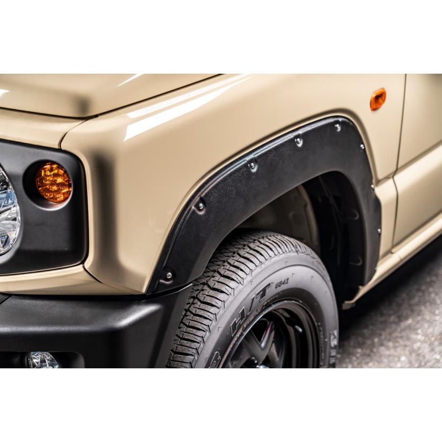 GRANGIO JB64ジムニー オーバーフェンダーキット シボ有りブラック [代