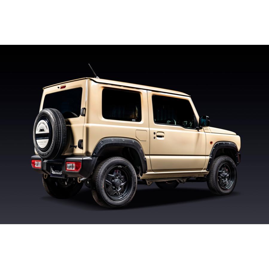 GRANGIO JB64ジムニー オーバーフェンダーキット シボ有りブラック [代