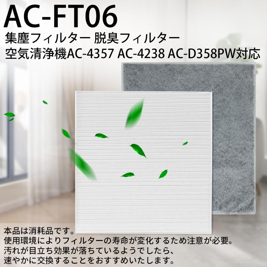 ツインバード（TWINBIRD） フィルター 空気清浄機用 集塵・脱臭