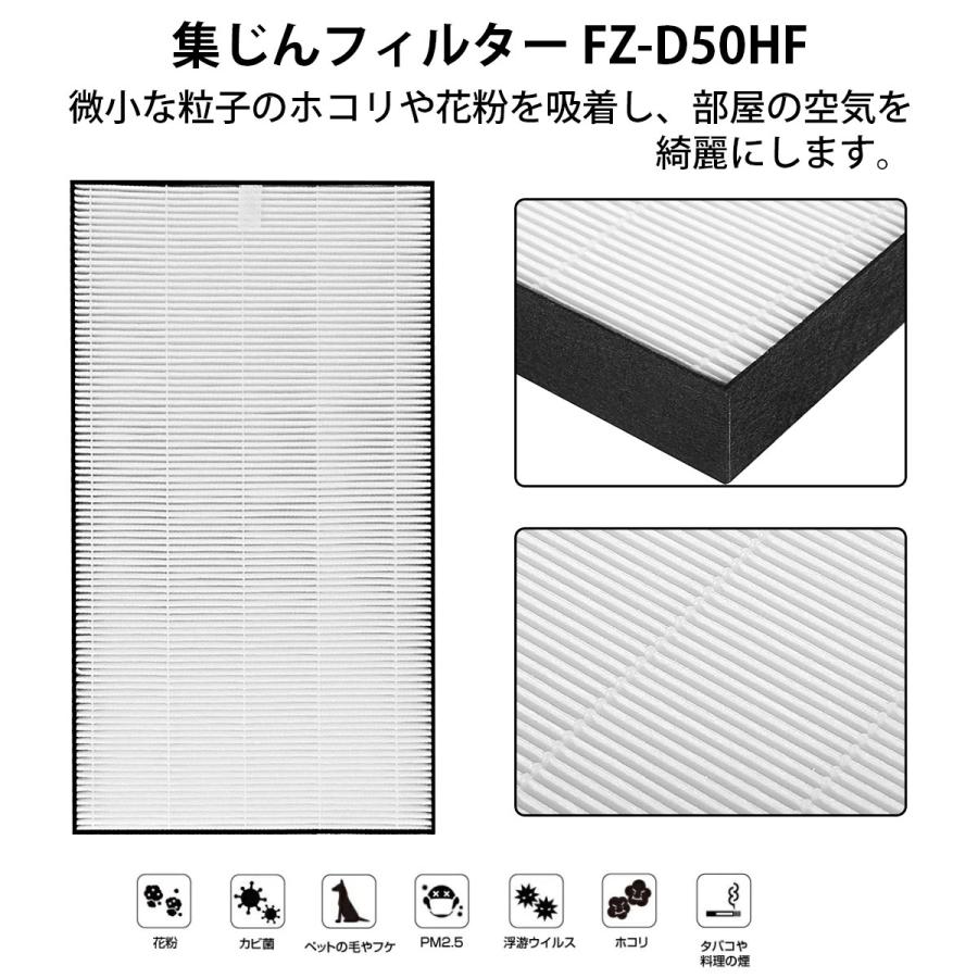 SHARP（シャープ） フィルター FZ-D50HF FZ-D50DF 集じんフィルター fz