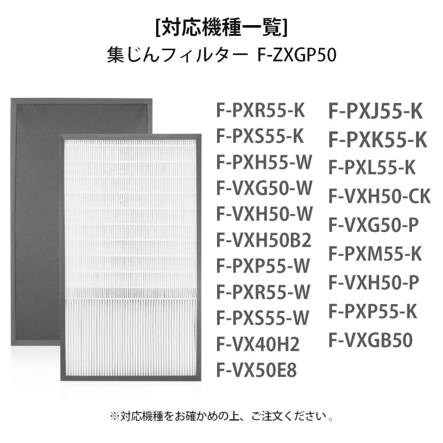 パナソニック F-ZXGP50 集じんフィルター 加湿空気清浄機用交換フィルター 集塵 フィルター f-zxgp50 「互換品」｜gride-store｜05