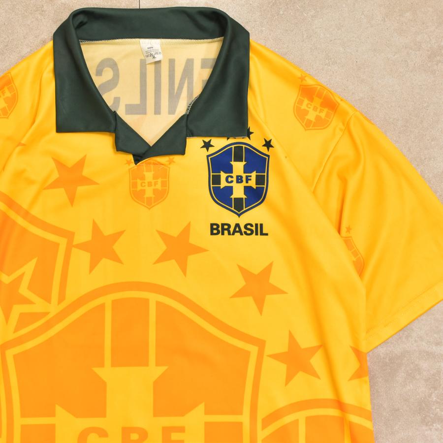 メンズ XLサイズ 90s Brazil CBF ブラジル代表 サッカー ゲームシャツ ユニフォーム 半袖ジャージ フットボール : gdm3275  : 古着屋 grin days memory - 通販 - Yahoo!ショッピング