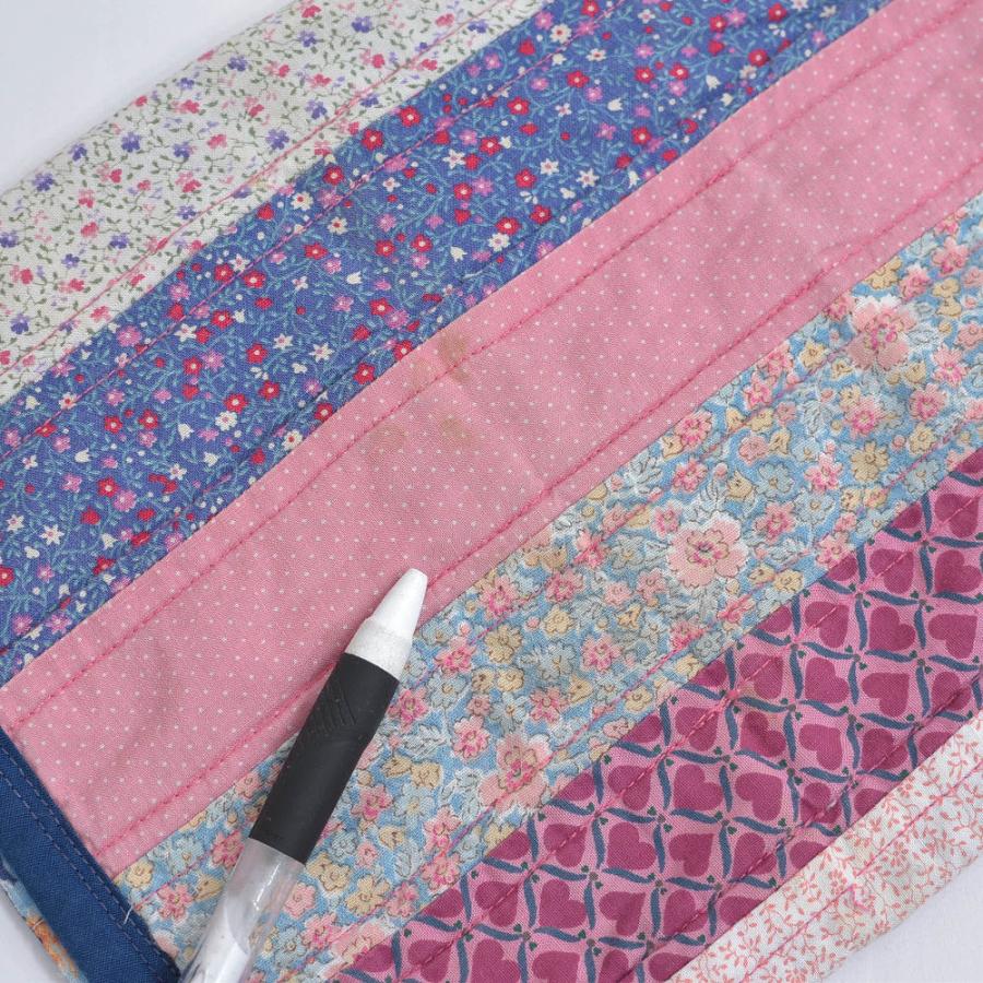 VINTAGE Vintgae ハンドメイド 小花柄 パッチワーク デザイン ノー 