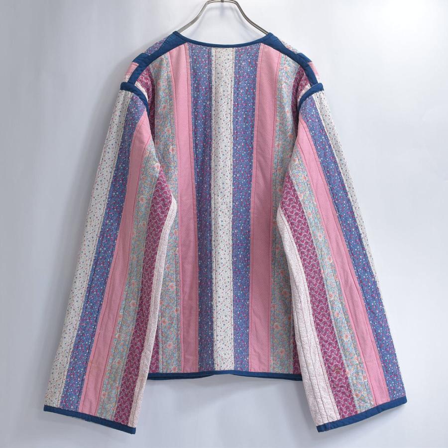 VINTAGE Vintgae ハンドメイド 小花柄 パッチワーク デザイン ノー 
