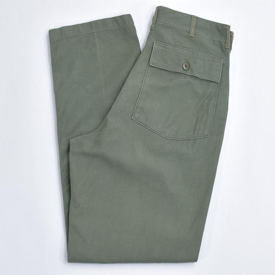 60s US ARMY ベイカーパンツ アメリカ軍 ミリタリーパンツ サテン 60s Dead Stock デッドストック U.S ARMY コットンサテン