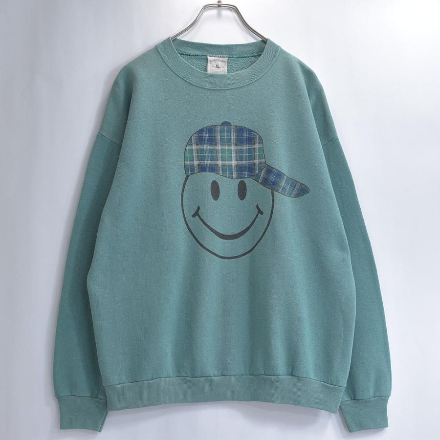VINTAGE 90s アメリカ製ROSS SPORTSWEARニコちゃん スマイル VINTAGE 90s アメリカ製ROSS SPORTSWEARニコちゃん スマイル