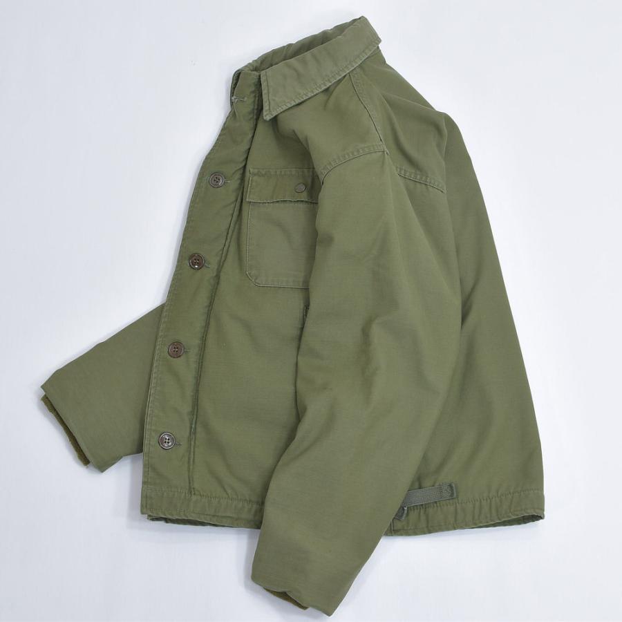 70〜80s U.S.NAVY アメリカ海軍 A-2デッキジャケット ミリタリー