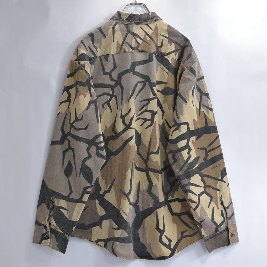 90s プレデターカモ シャツ made in USA VINTAGE 90s アメリカ製 PREDATOR CAMOUFRAGE プレデターカモ シャモア