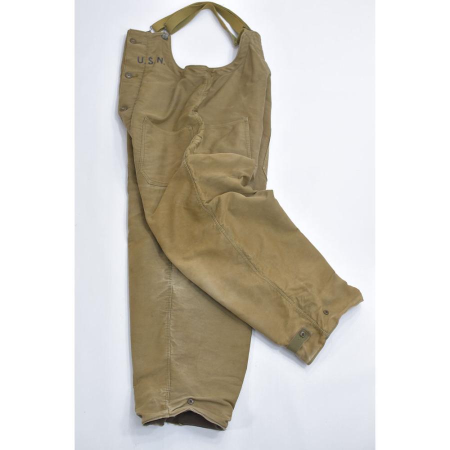 VINTAGE 40s U.S.NAVY アメリカ海軍 N-1 デッキパンツ NXsx38068