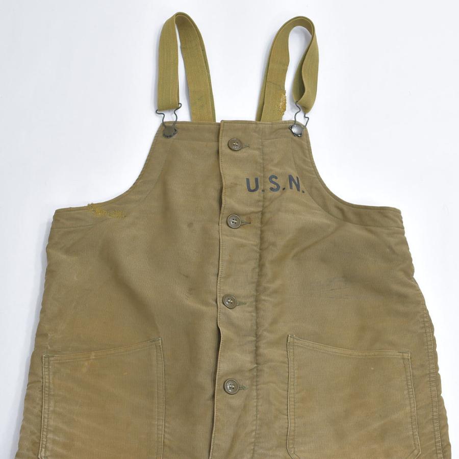 VINTAGE 40s U.S.NAVY アメリカ海軍 N-1 デッキパンツ NXsx38068