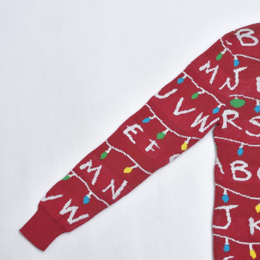 VINTAGE STRANGER THINGS ストレンジャーシングス 総柄 ニット プル