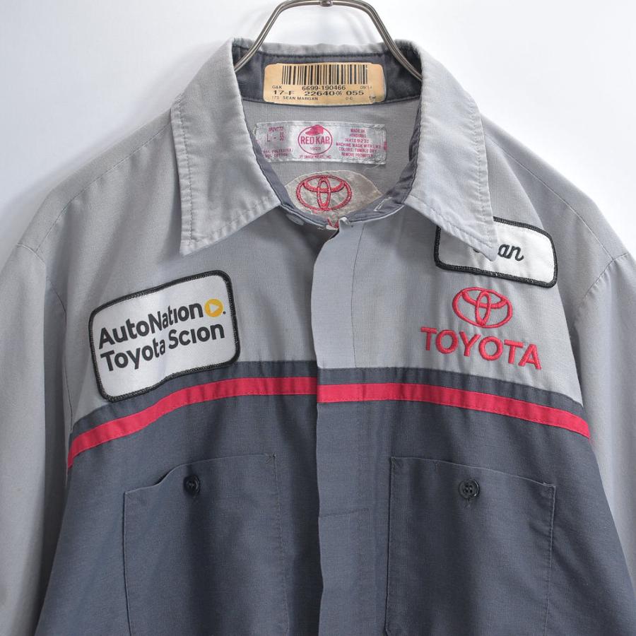 RED KAP（レッドキャップ） 00s RED KAP TOYOTA ワークシャツ ワッペン