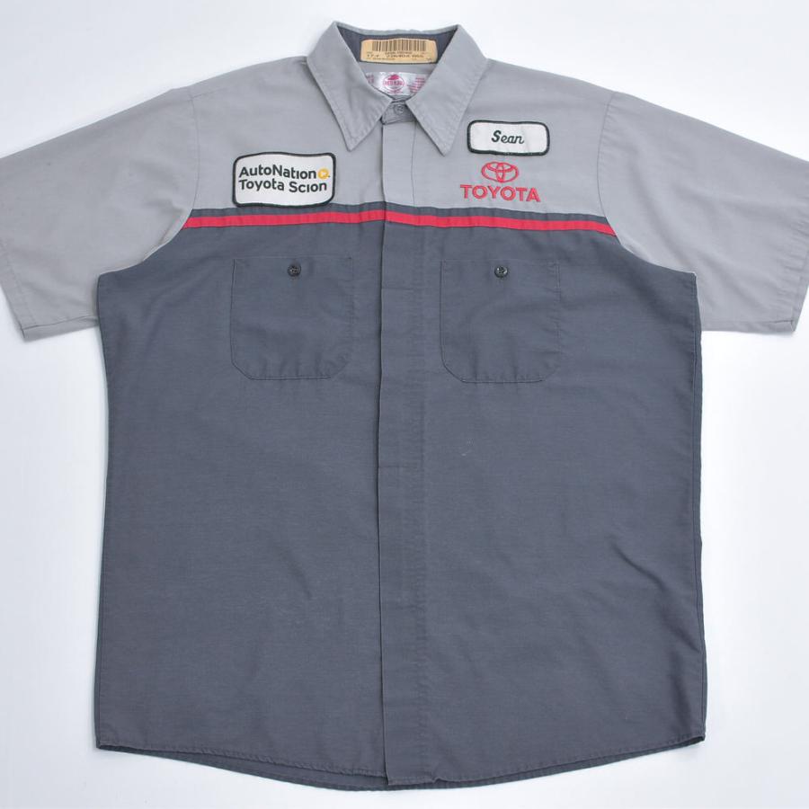 RED KAP（レッドキャップ） 00s RED KAP TOYOTA ワークシャツ ワッペン