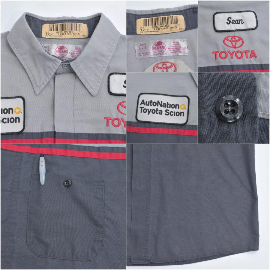 RED KAP（レッドキャップ） 00s RED KAP TOYOTA ワークシャツ ワッペン