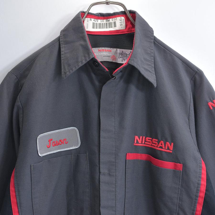 RED KAP（レッドキャップ） 00s RED KAP NISSAN ワークシャツ ワッペン