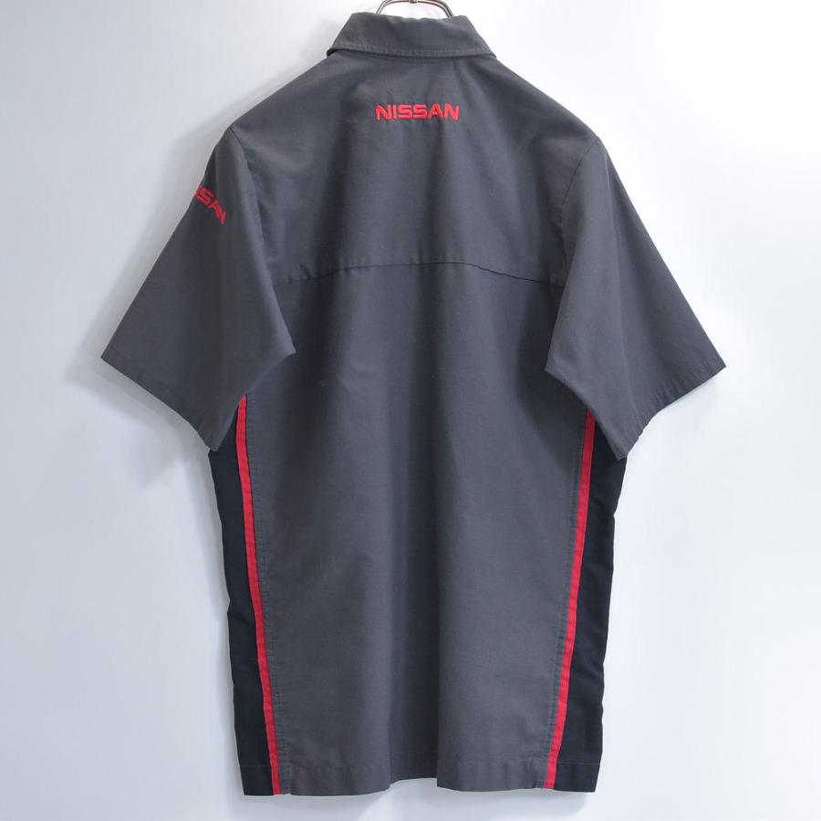 RED KAP（レッドキャップ） 00s RED KAP NISSAN ワークシャツ ワッペン