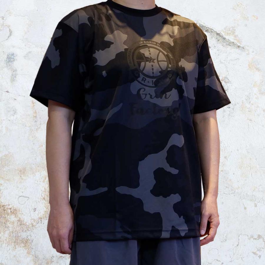 バスケtシャツ カモフラ Grins Circle 半袖2色 S Xl バスケウェア かっこいい スポーツ用 練習用 送料無料 受注生産 7 10日後発送 Dryt Circle Camo バスケウェアブランドgrinfactory 通販 Yahoo ショッピング