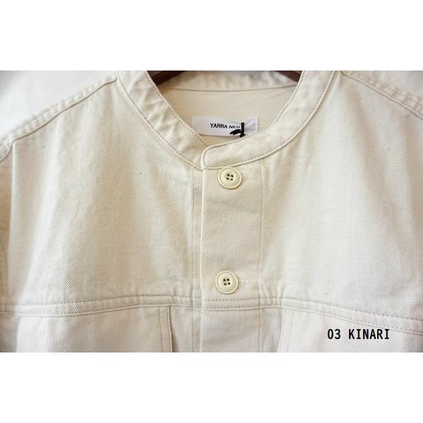 Yarra ヤラ ノーカラーリネンジャケット 新品タグ付き YARRA ヤラ